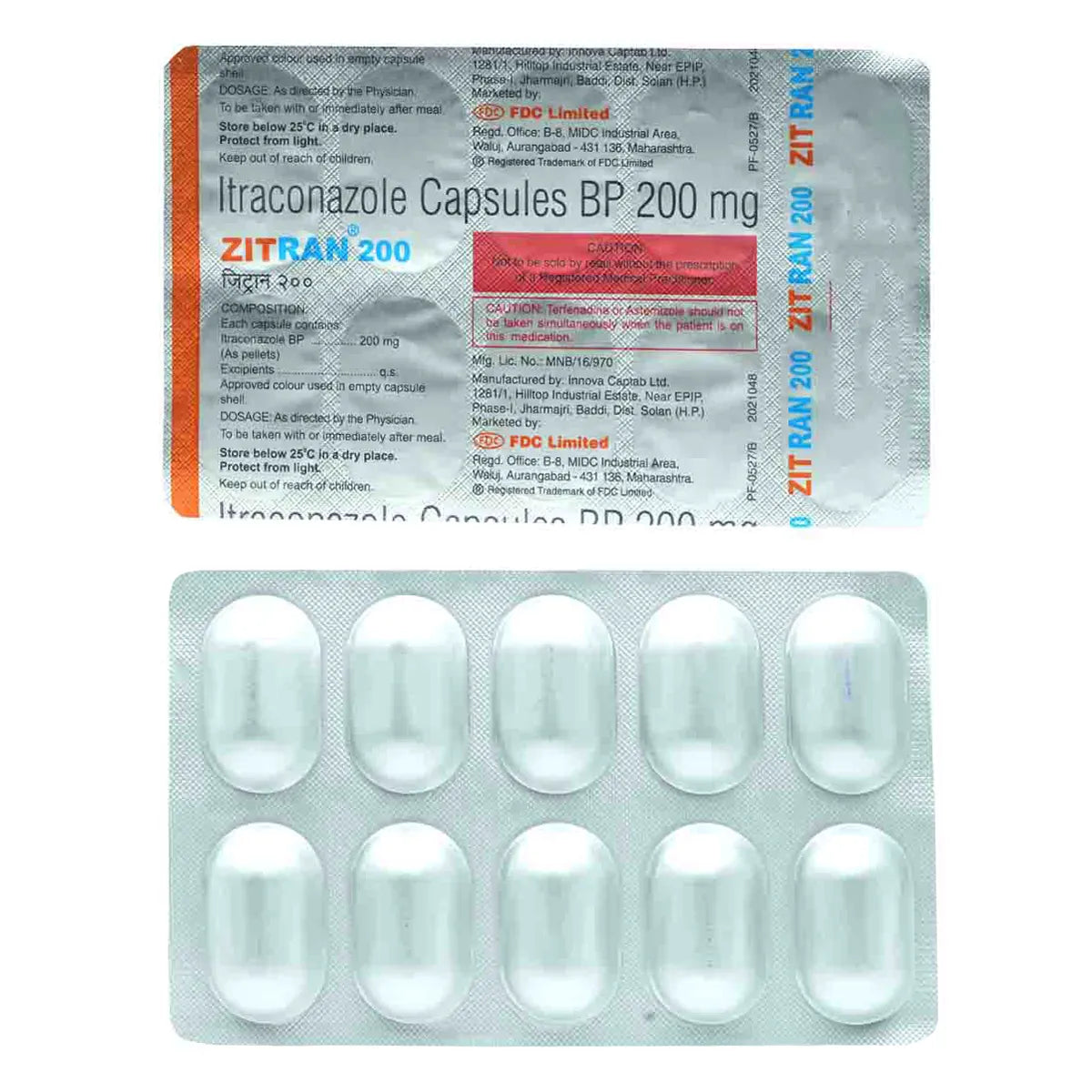 Zitran 200mg (Fdc)