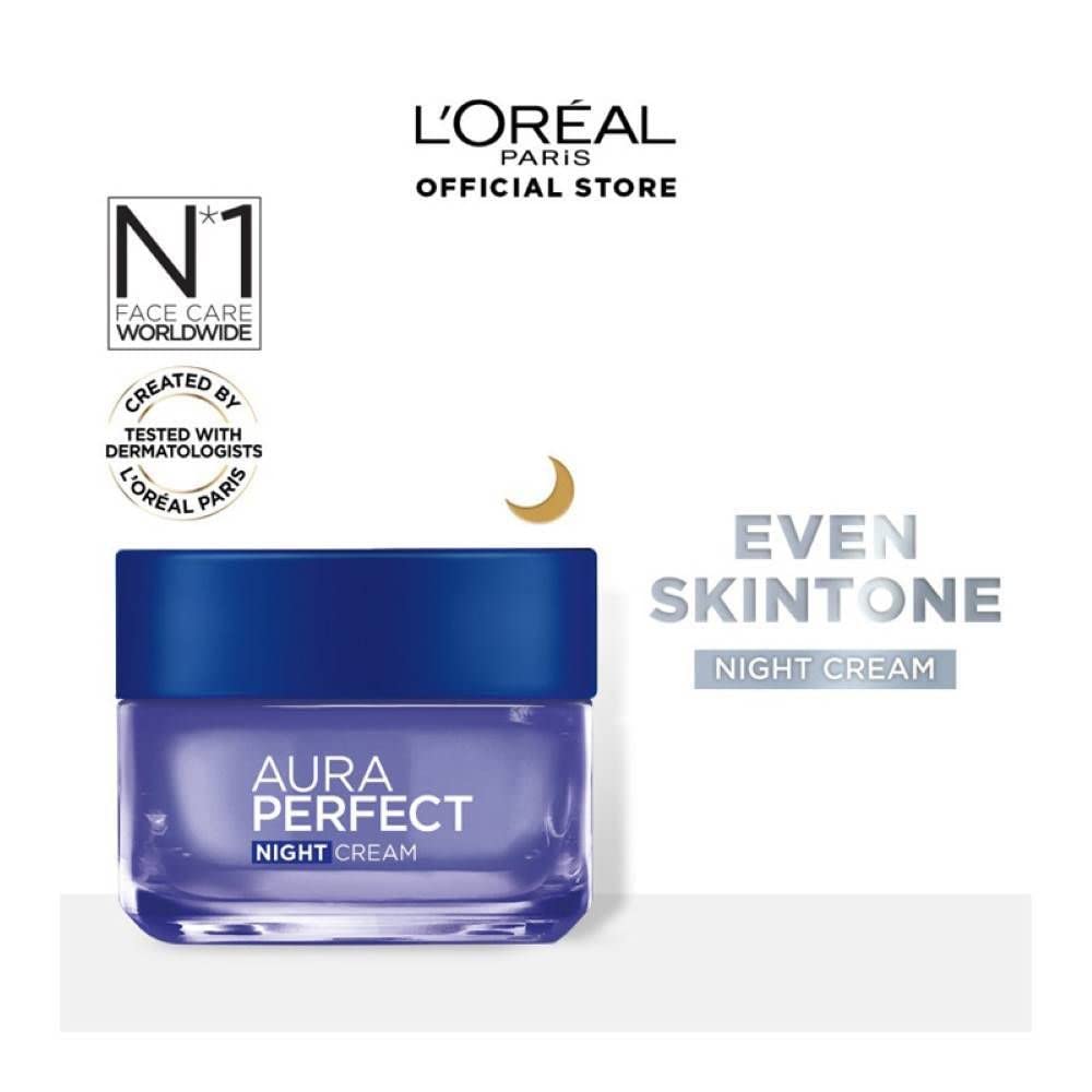 L'Oreal Paris Aura Perfect Night Cream Whitening Even Tone 50ml