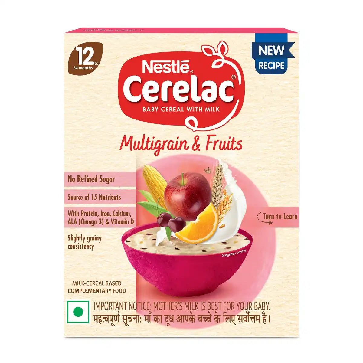 Cerelac With Milk Multigrain & Fruits 300g No 12