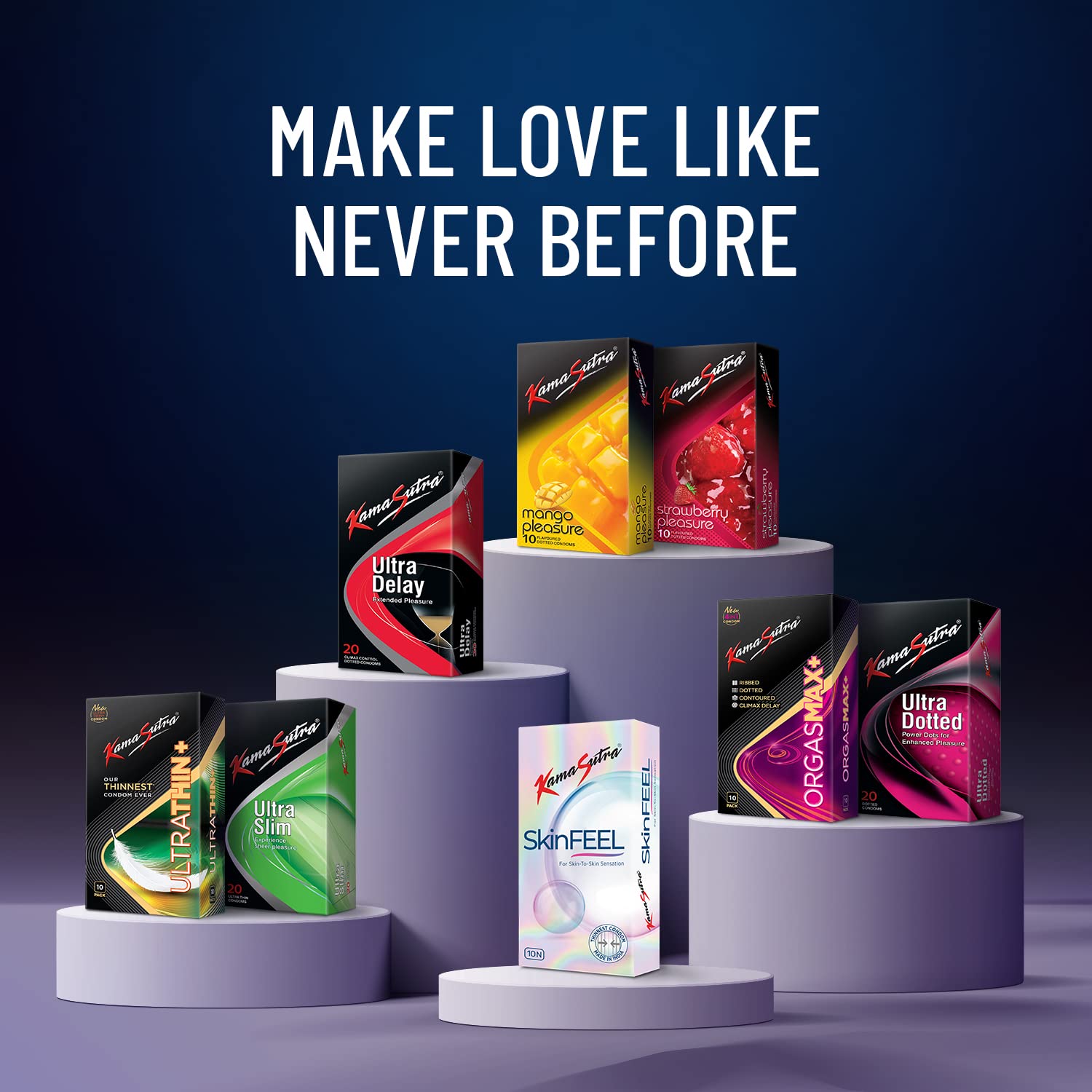 Kamasutra Longlast Condoms (Pack Of 12)