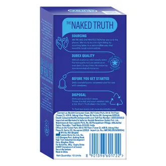 Durex Close Fit Invisible Condoms, 10 Count