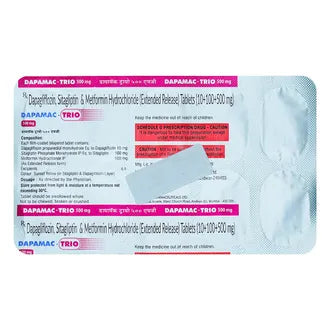 Dapamac Trio 500 Mg 1*10