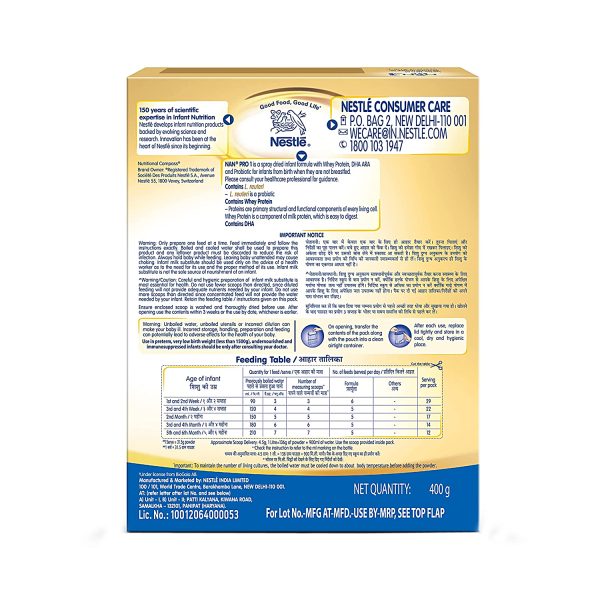 Nan Pro 1 400gm