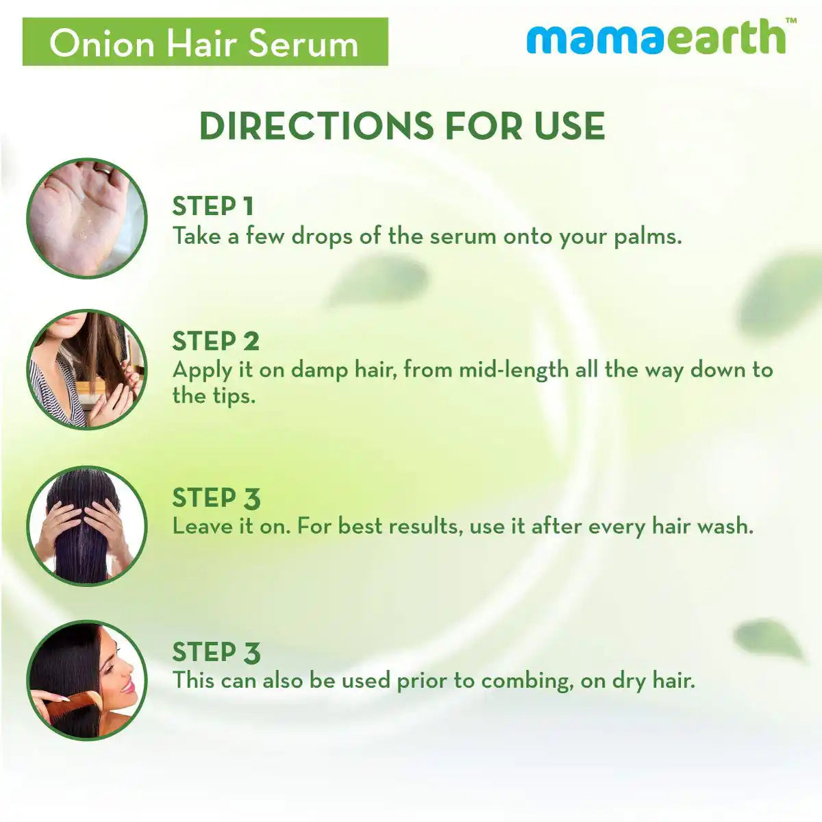 Mamaearth Onion & Biotin Hair Serum 100ml