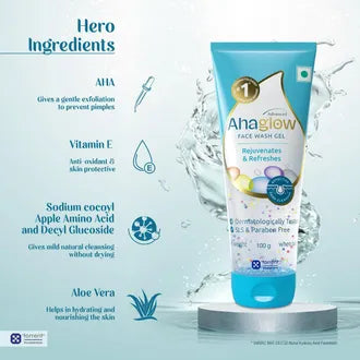 Ahaglow Face Wash Gel 100g