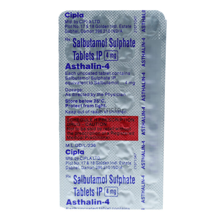 Asthalin 4 Mg