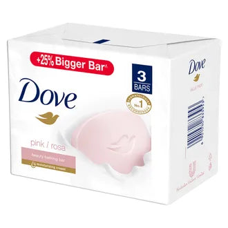 Dove Pink Beauty Bathing Bar, 375 Gm (3 X 125 Gm)