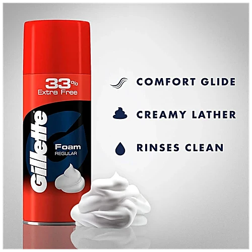 Gillette Shaving Regular Foam 418g