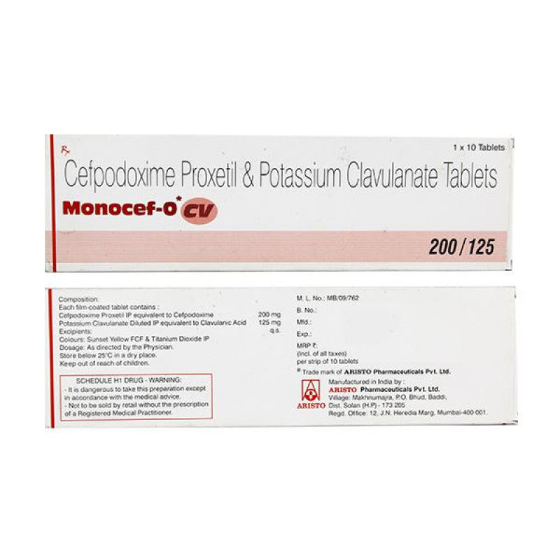 Monocef O Cv 200 Tab