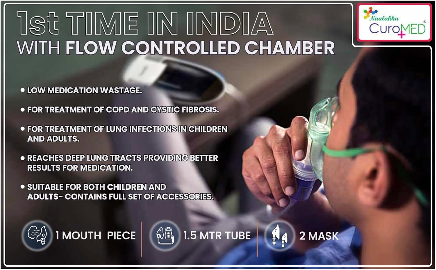 Naulakha Curomed Prime Plus + Nebulizer (Ni/211)