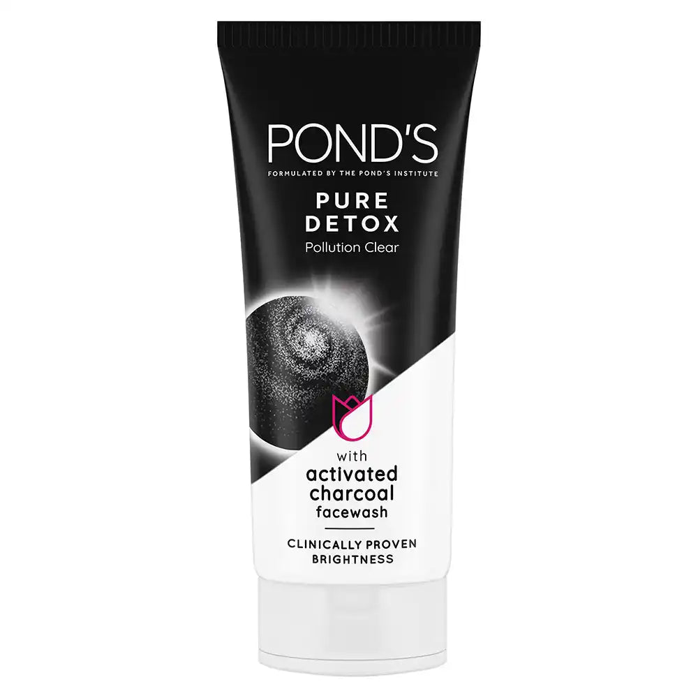 Pond'S Pure Detox Face Wash 100gm With Activated Charcoal