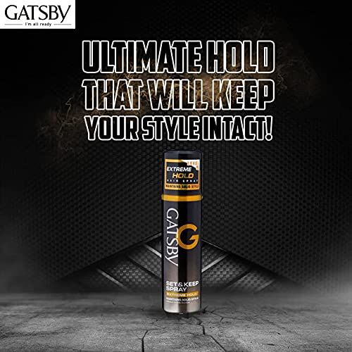 Gatsby Hair Spray Set & Keep Spray - Extreme Hold (66ml)