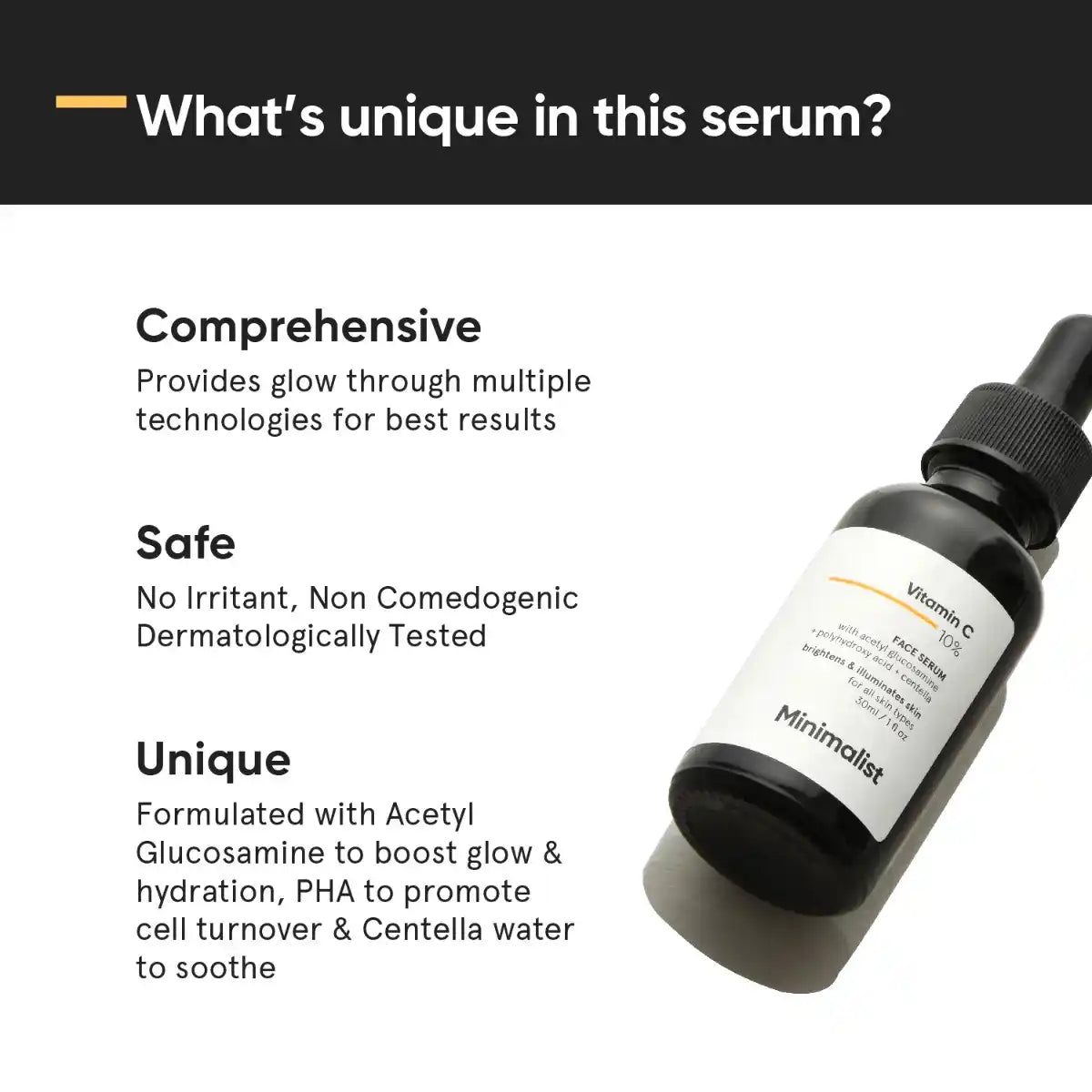 Minimalist 10% Vitamin C Face Serum 30 Ml Glows And Brightens Skin