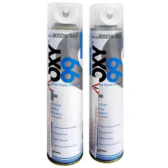 Oxy99 Portable 500 Ml Oxygen Can With Two Masks, 1 Kit