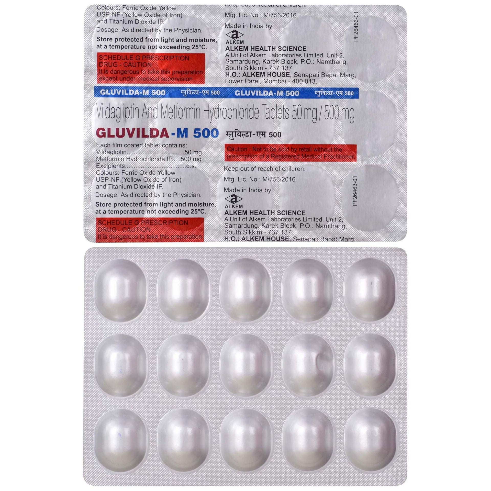 Gluvilda-M 500mg