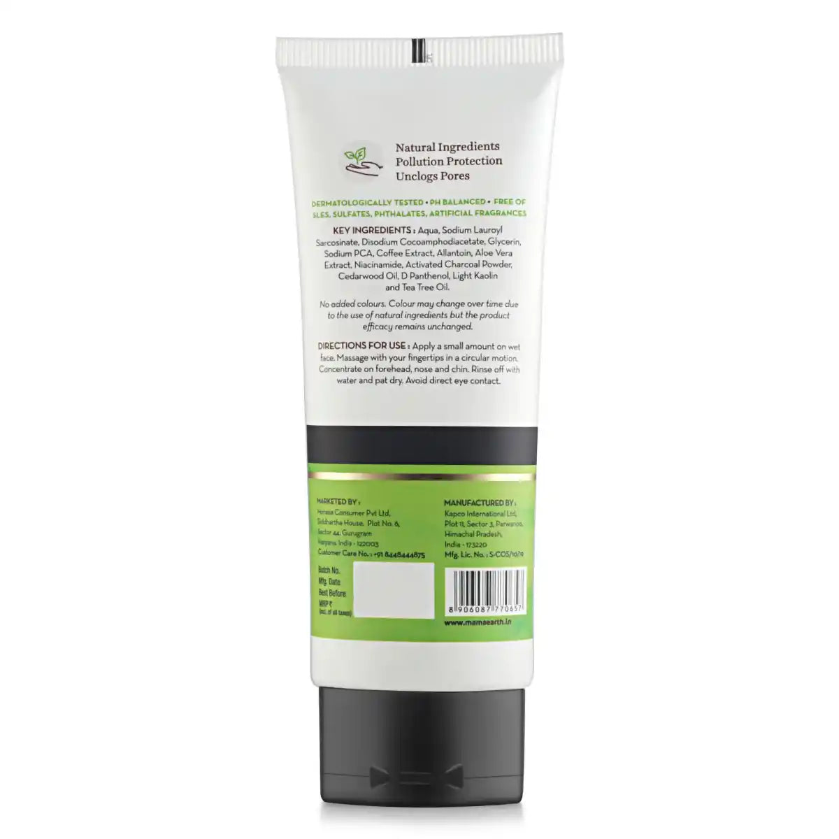 Mamaearth Activated Charcoal & Coffee Face Wash 100ml