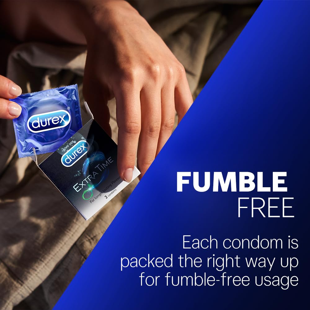 Durex Condoms, Extra Time- 3s