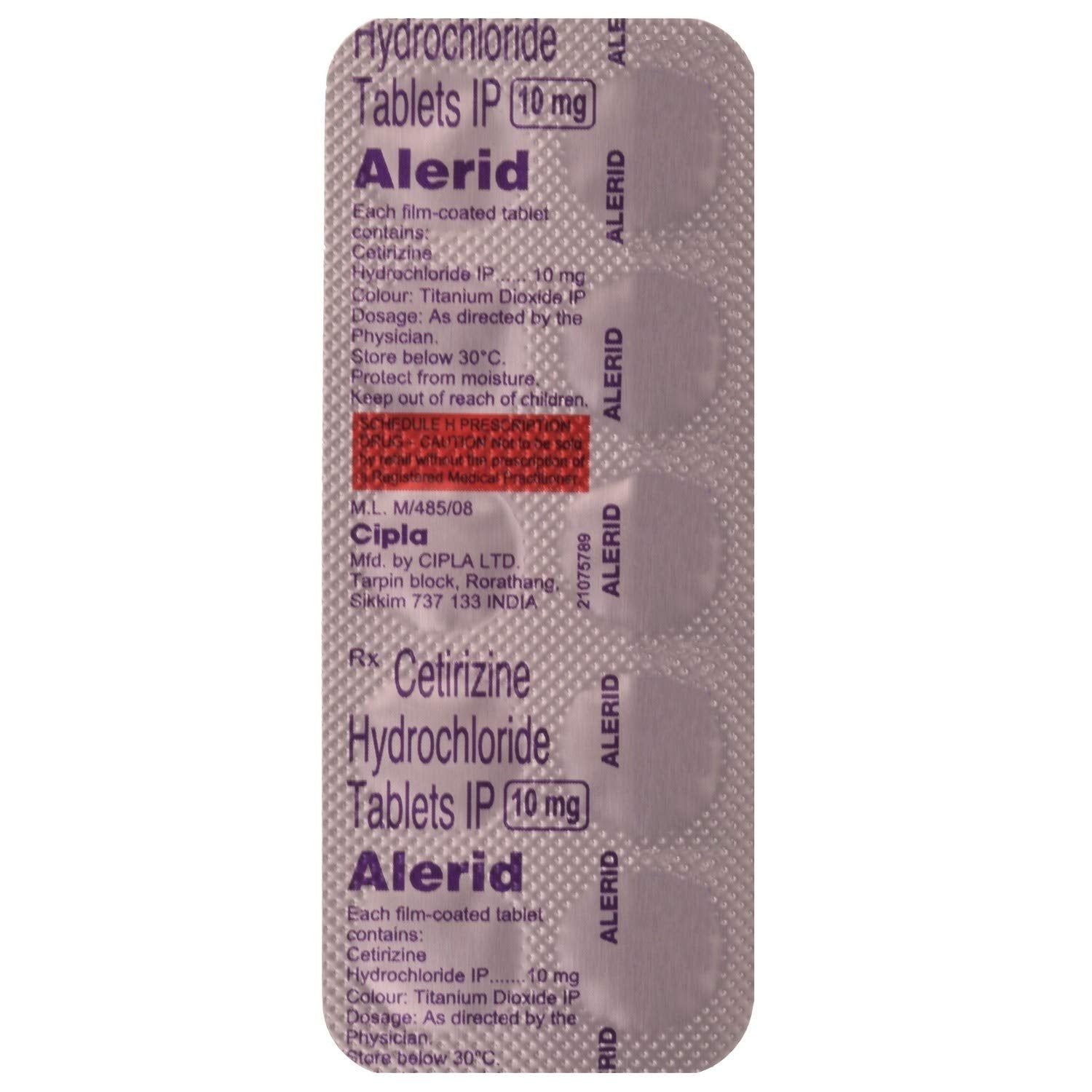Alerid 10mg Tab