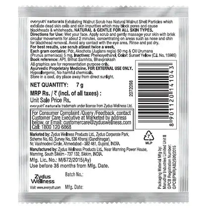 Everyuth Naturals Exfoliating Walnut Scrub 7g