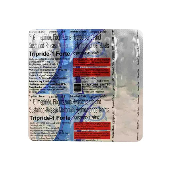 Tripride-1 Forte Tablets 15