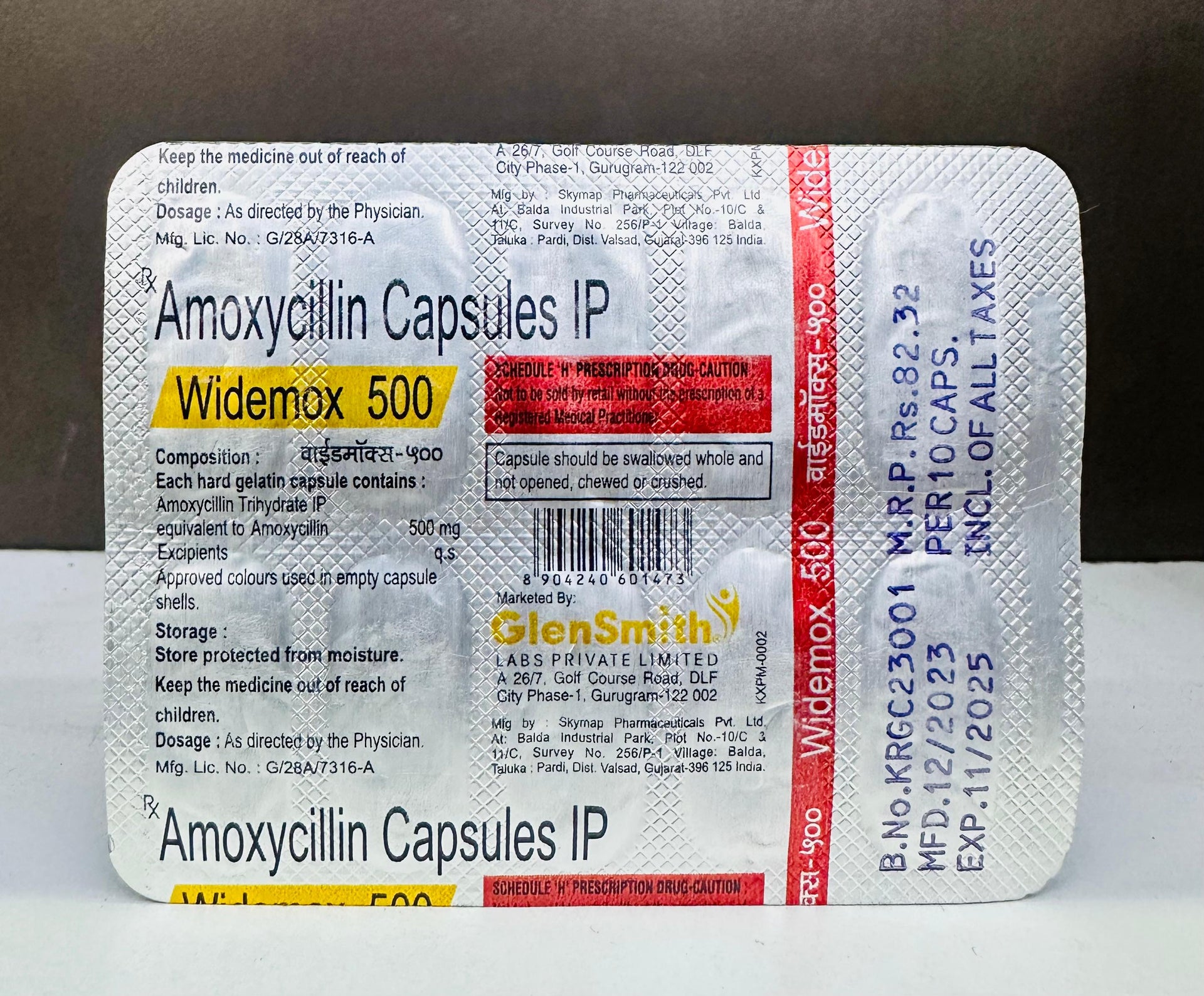 Widemox 500 Capsules