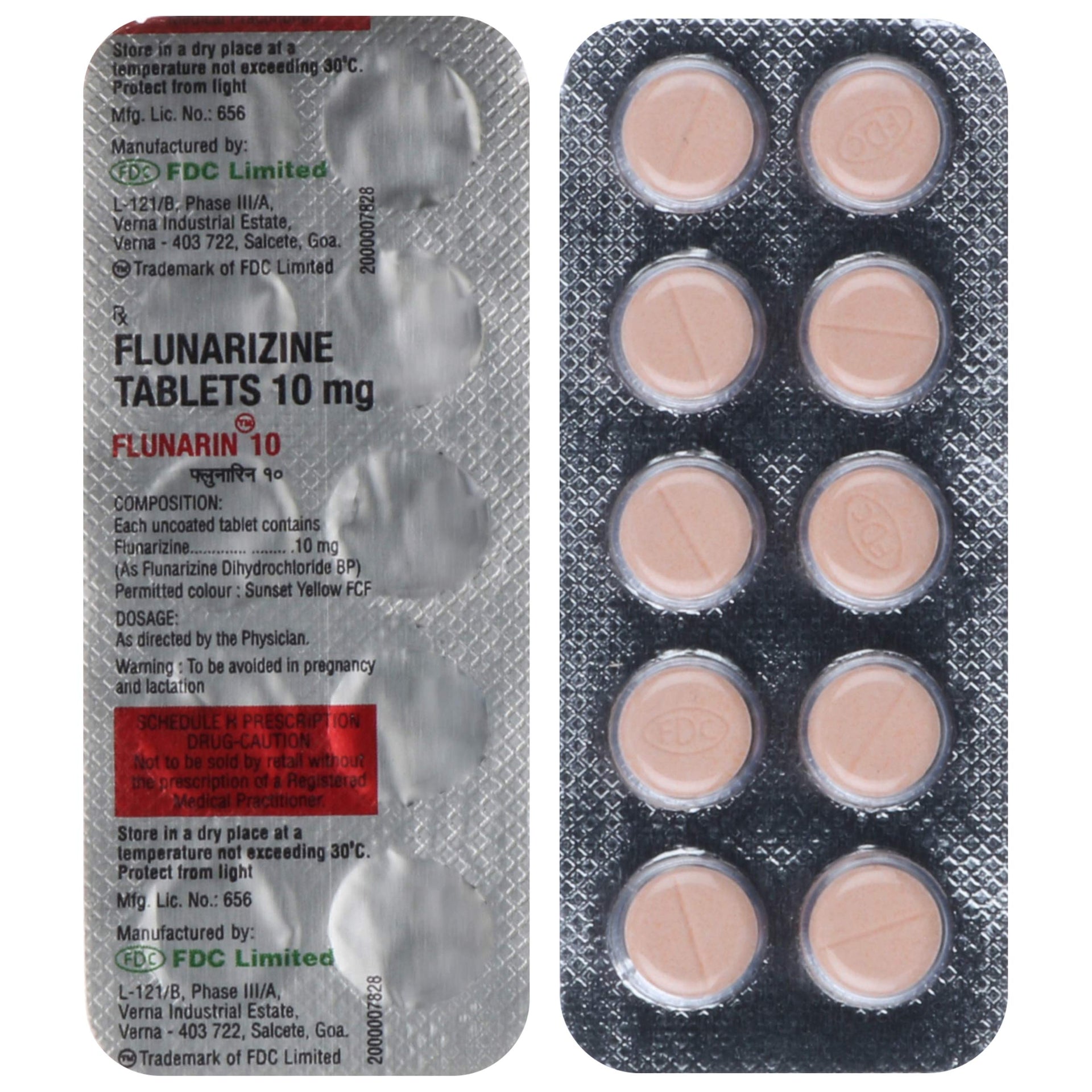 Flunarin 10mg