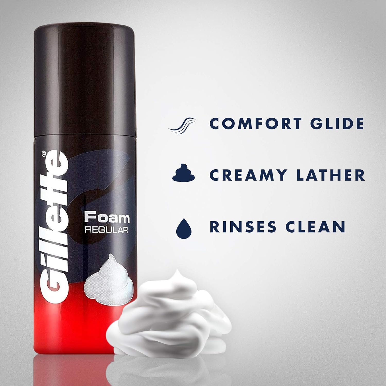 Gillette Shaving Regular Foam 50g