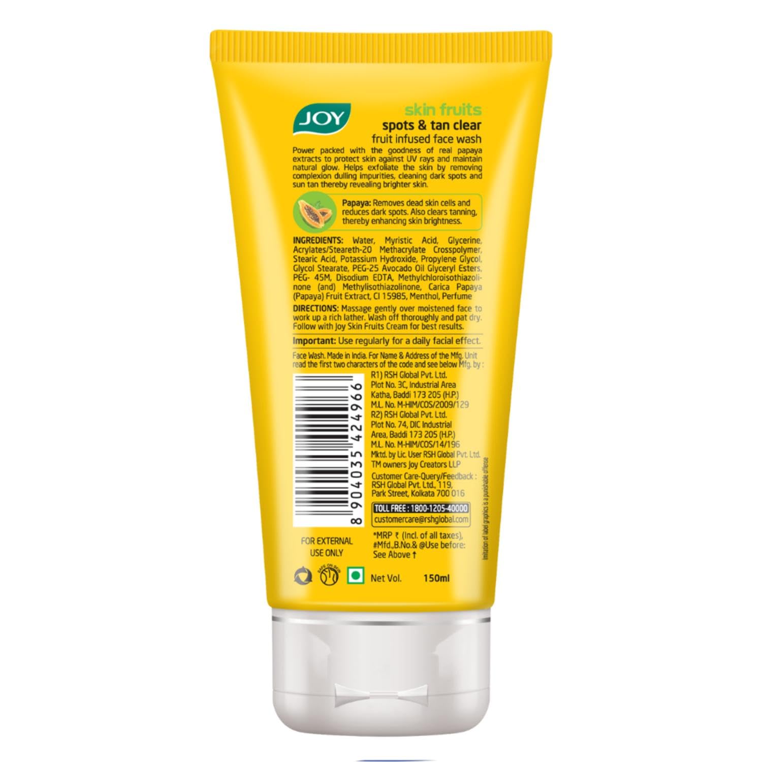 Joy Skin Fruits 150ml