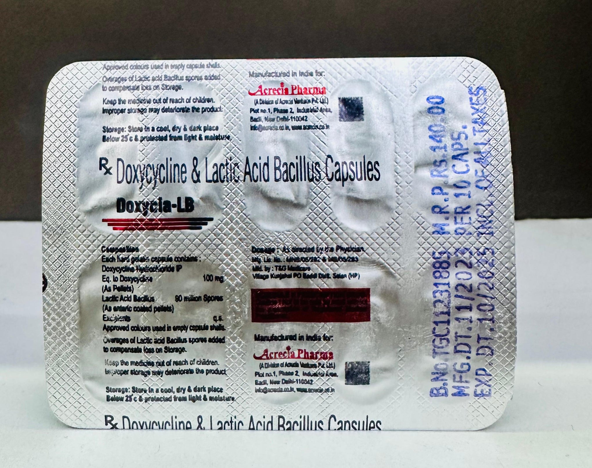 Doxycia Lb Capsules