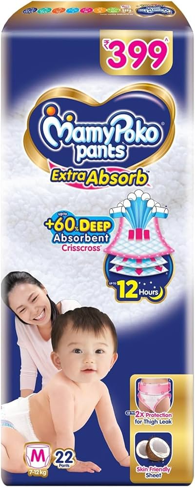 Mamypoko Pants Extra Absorb, Size M , 22 Pants