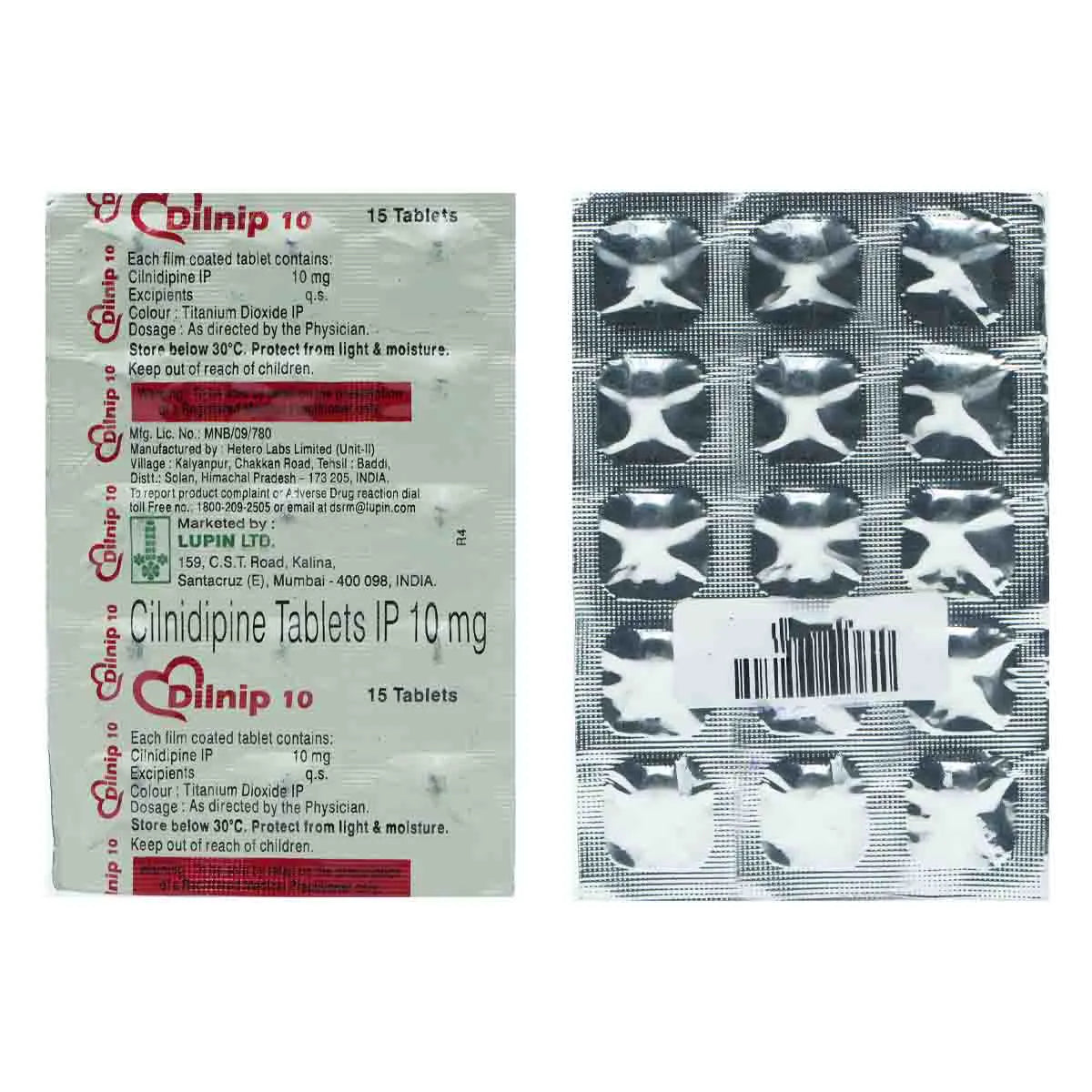 Dilnip 10mg Tab