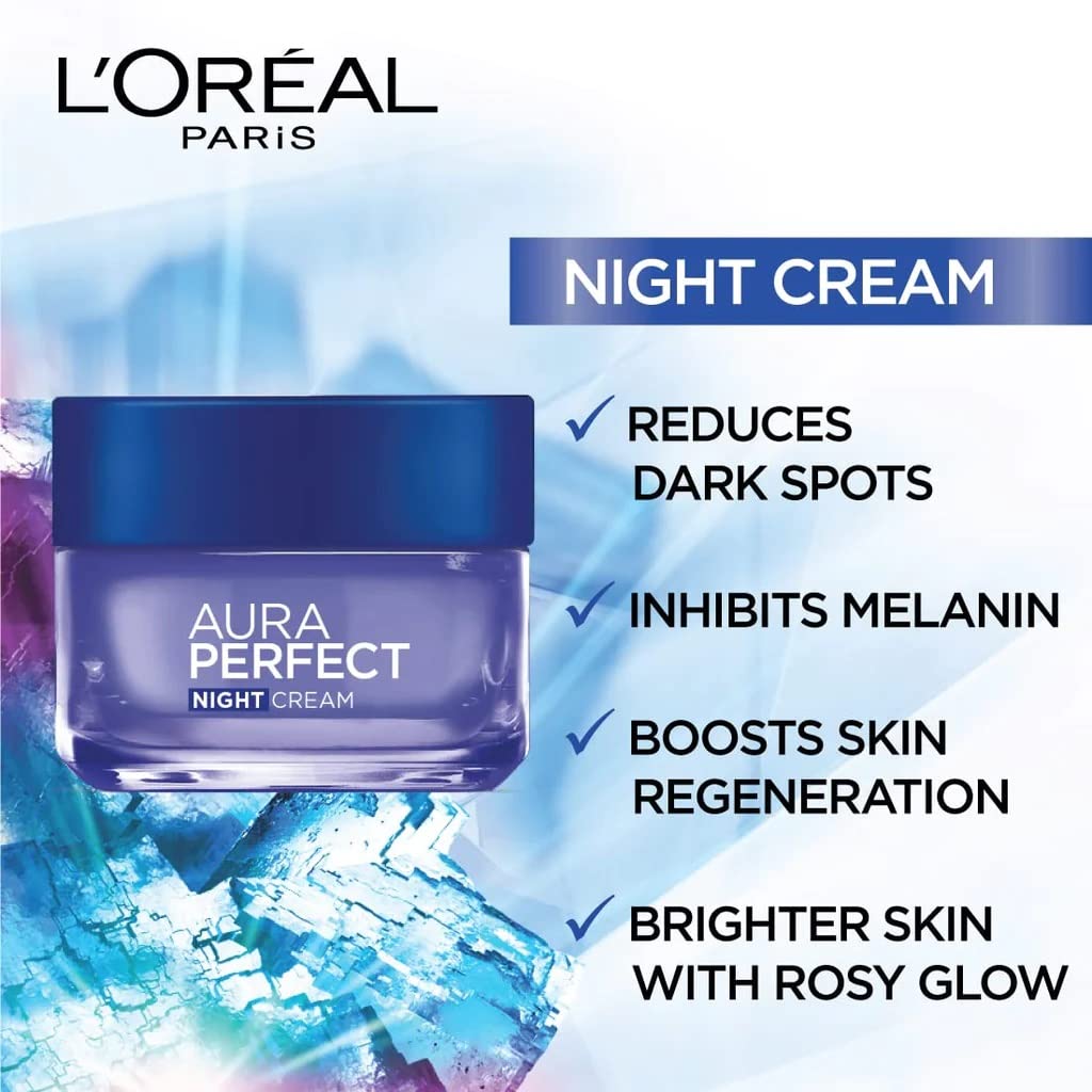 L'Oreal Paris Aura Perfect Night Cream Whitening Even Tone 50ml