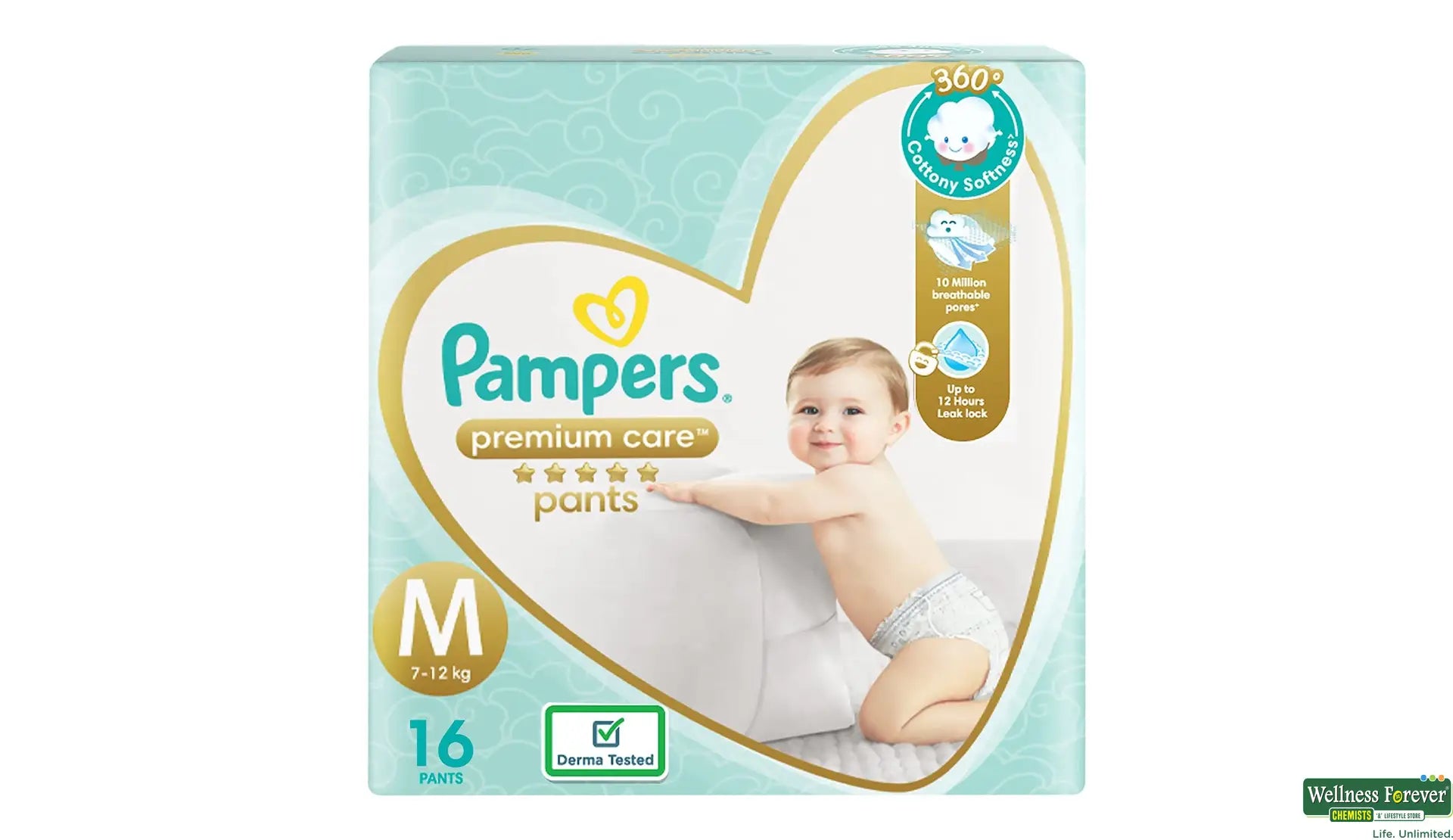 Pampers Premium Care, Size M, 16 Pants
