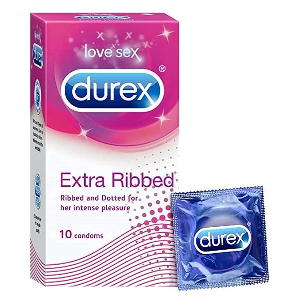 Durex Condoms - Extra Ribbed 10'S