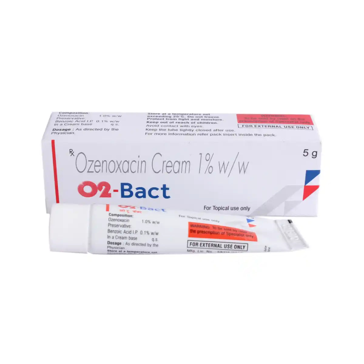O2 Bact Cream 5gm