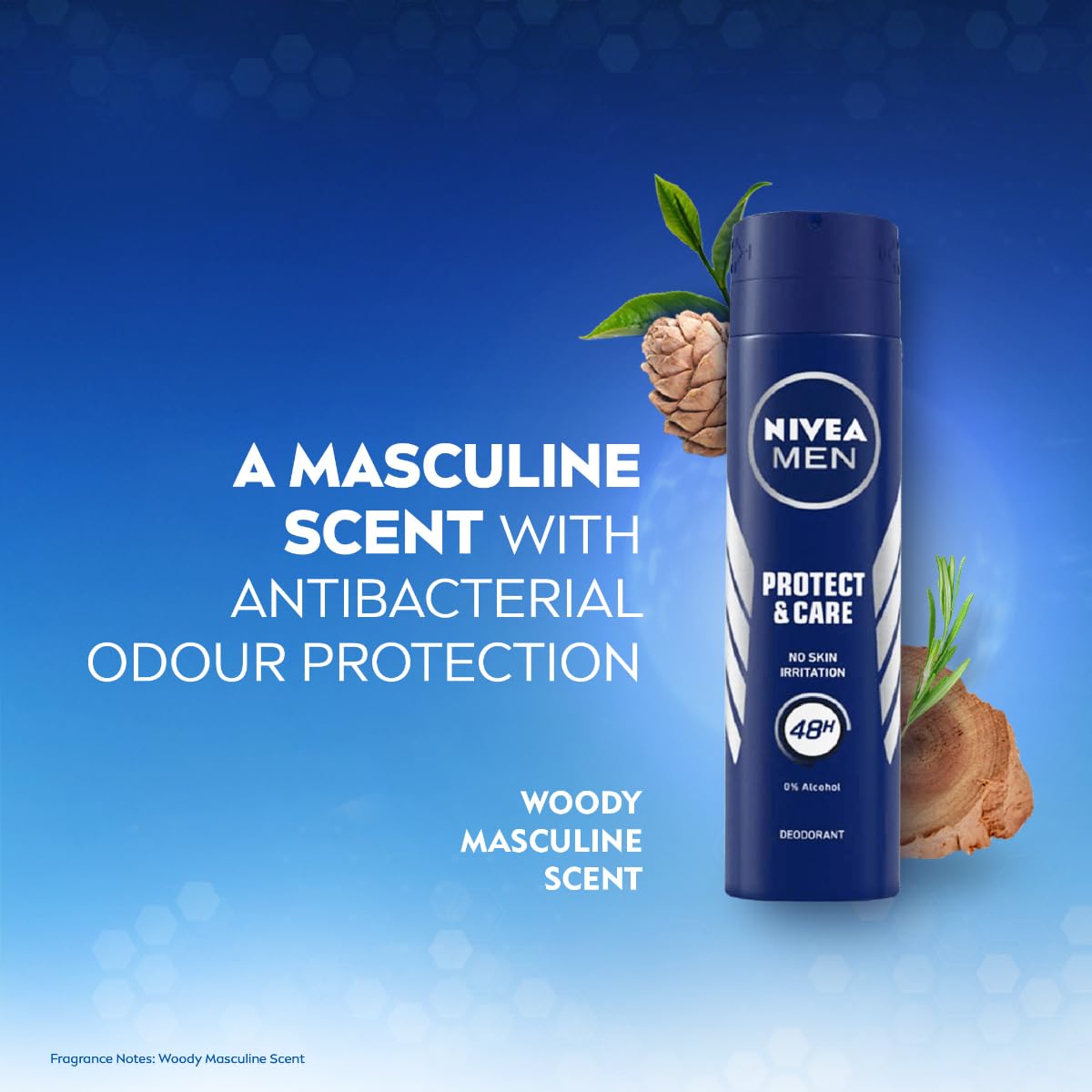 Nivea Men Protect And Care Deodorant, 150ml