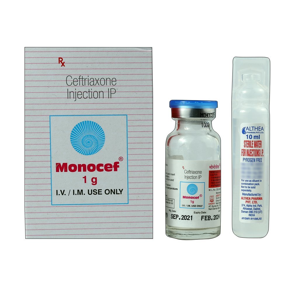 Monocef 1gm Inj