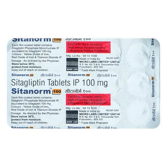 Sitanorm 100 Tablets 15