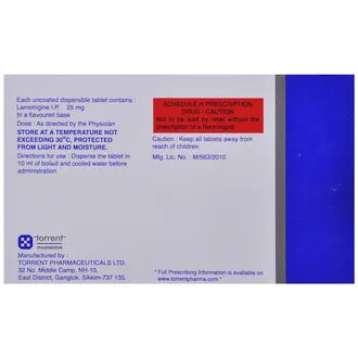 Lamitor Dt 25mg Tab 10tab