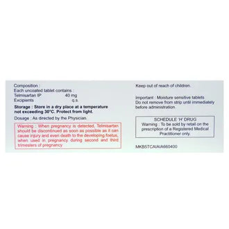 Telmikind-40 10tab
