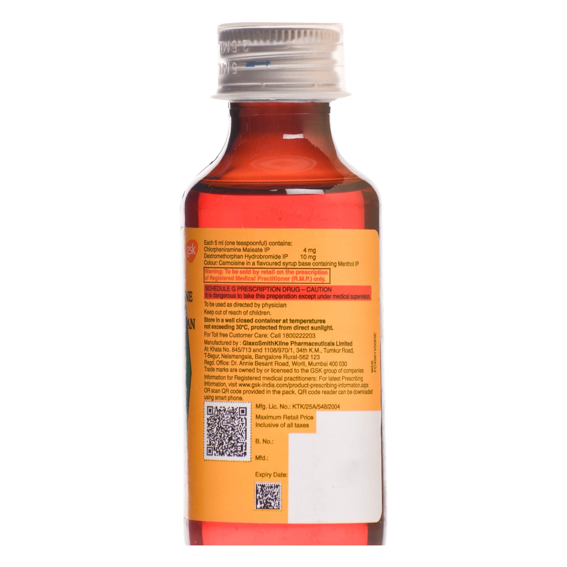 Piriton Cs Cough 100ml