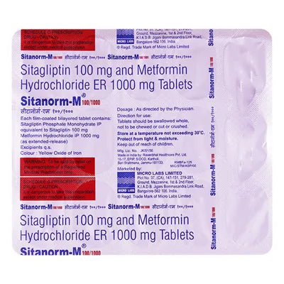 Sitanorm M 100/1000 Tab 1*10