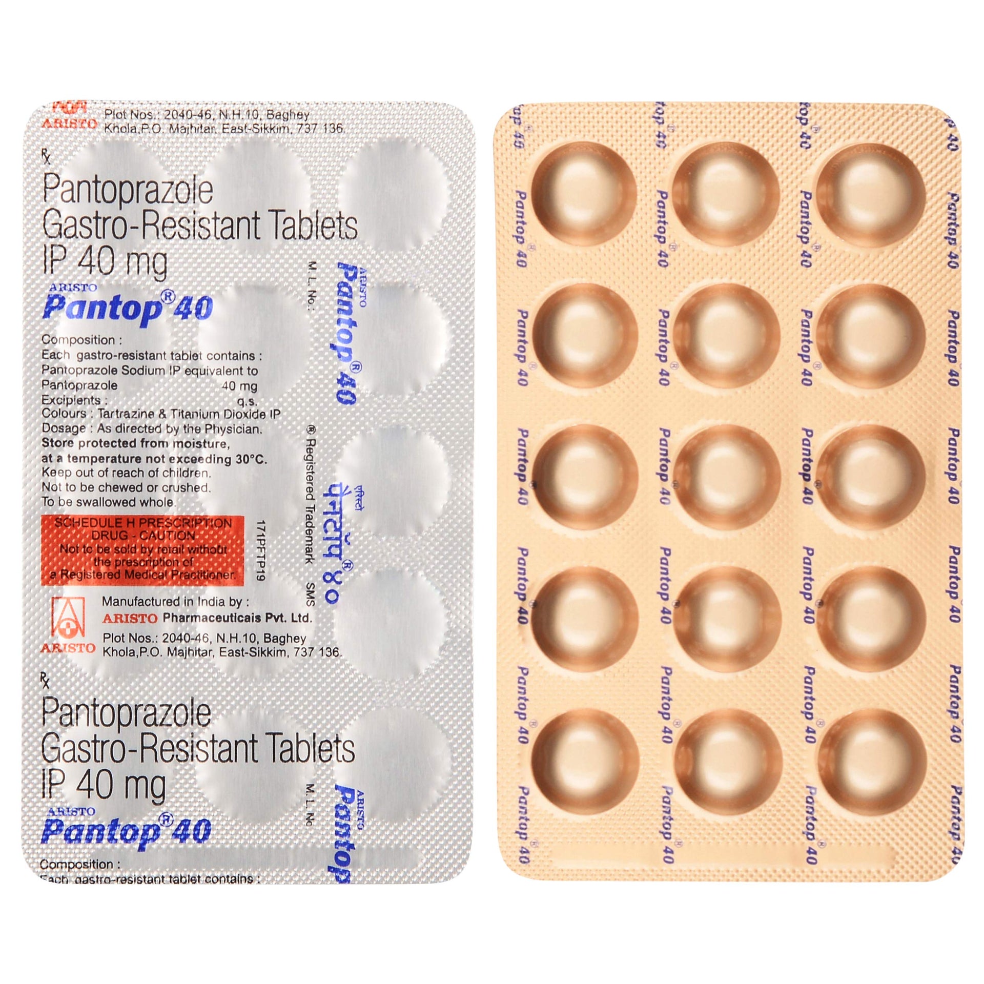 Pantop 40mg Tab