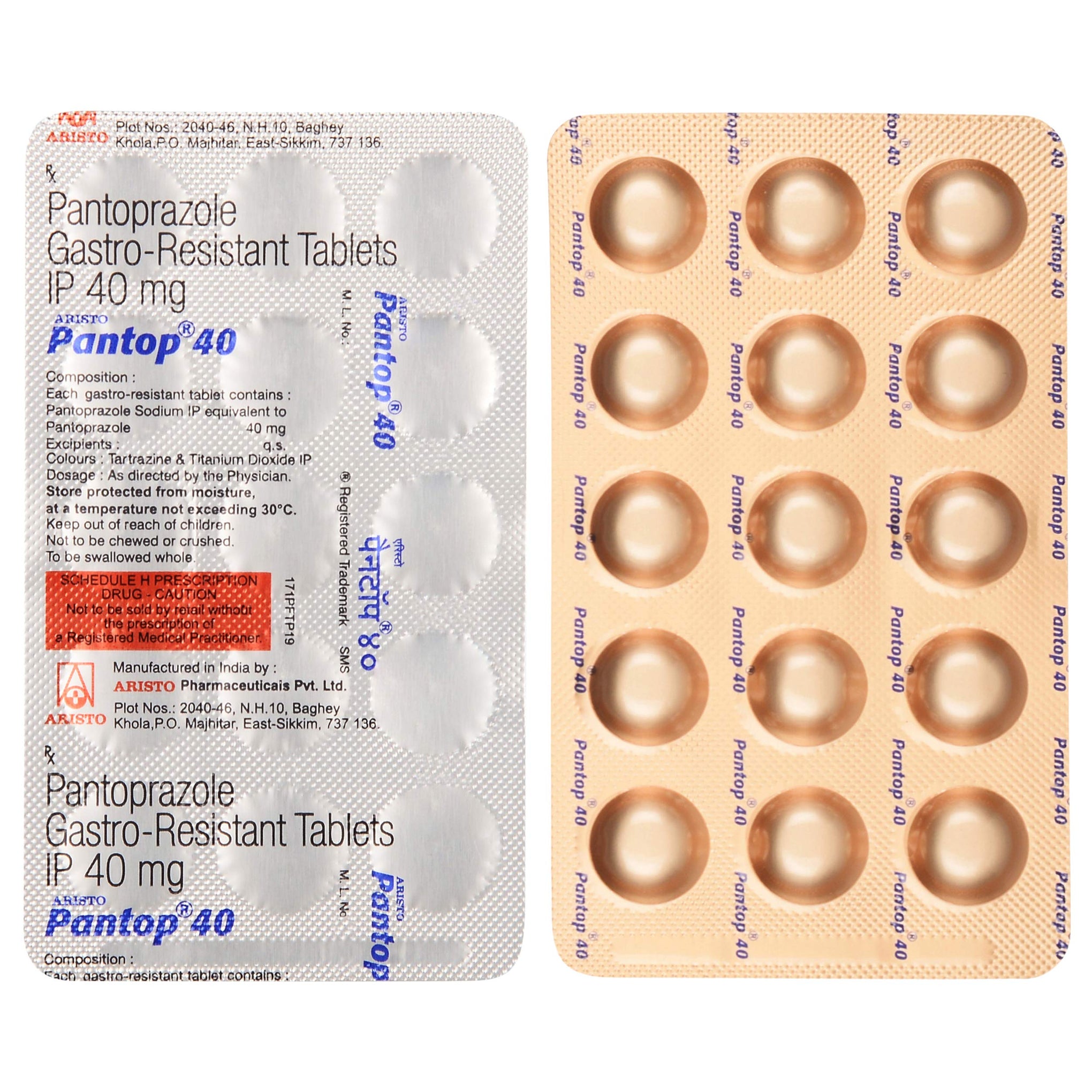 Pantop 40mg Tab