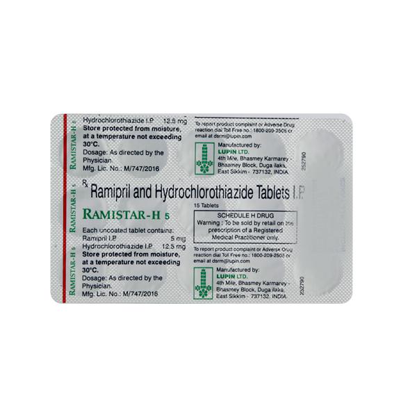 Ramistar H 5mg 1*15