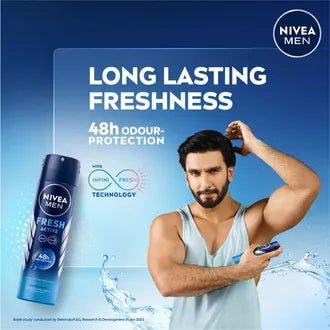 Nivea Men Fresh Active Deodorant Spray, 150 Ml