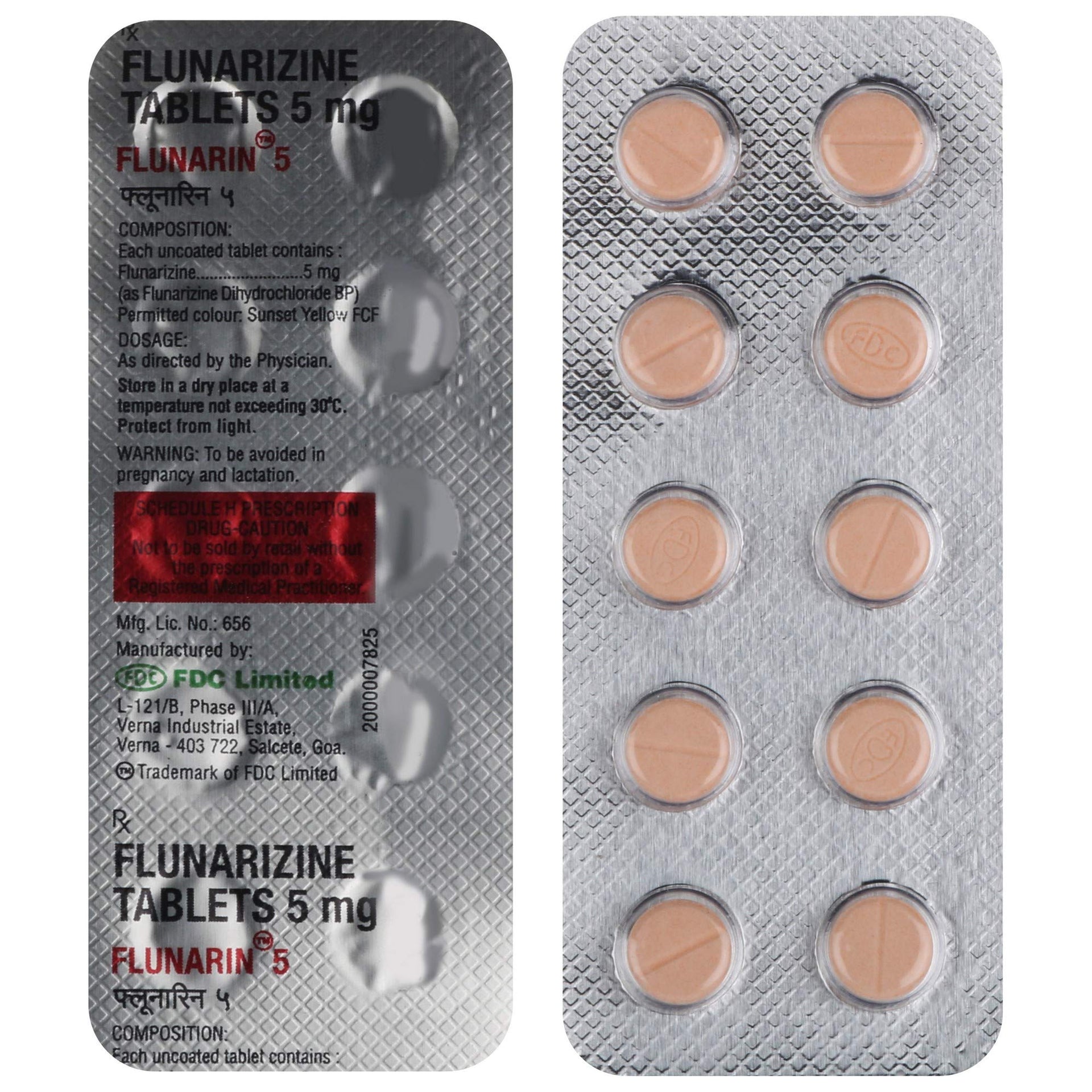 Flunarin 5mg