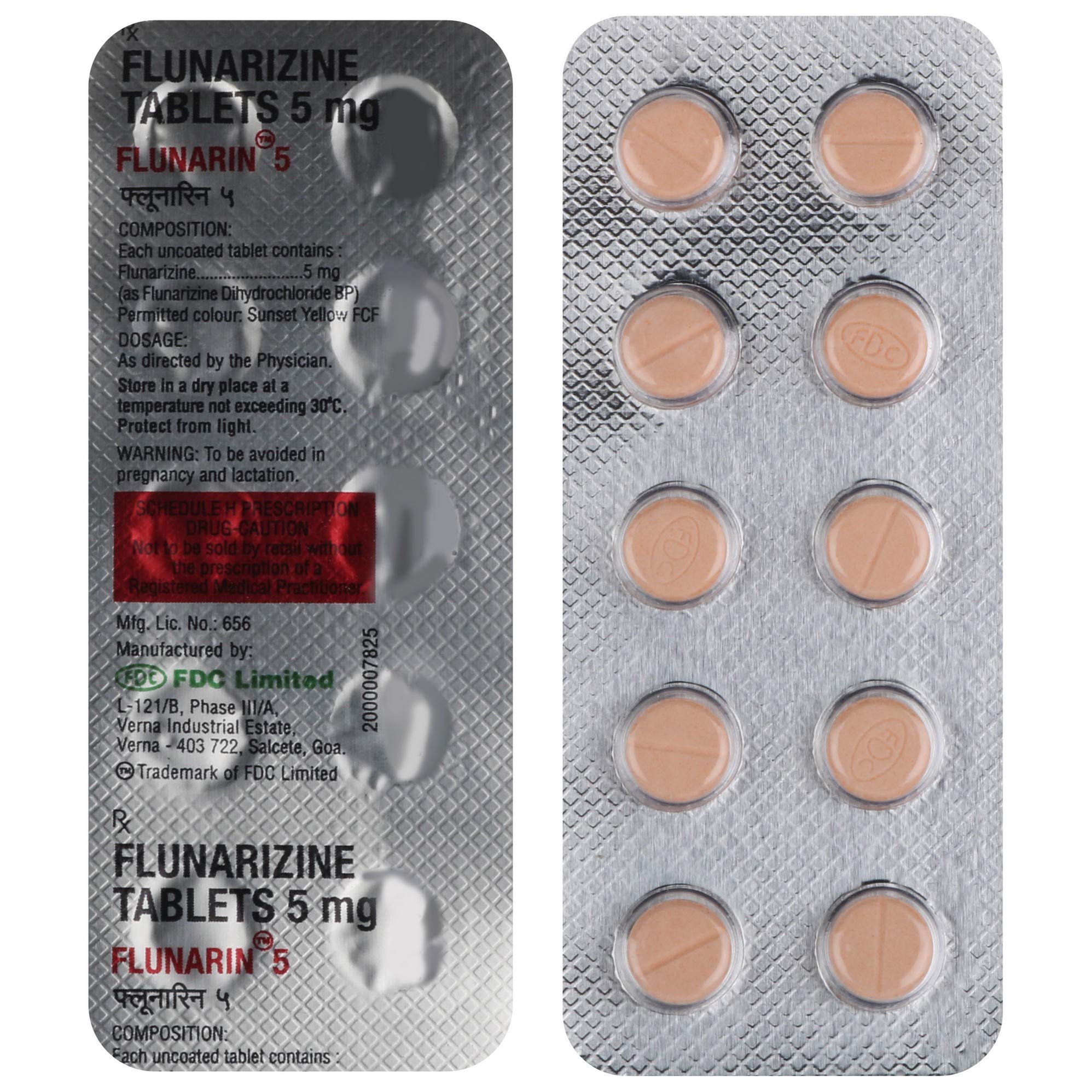 Flunarin 5mg