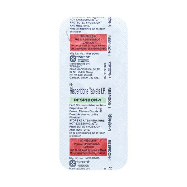 Respidon 1mg Tab 10tab