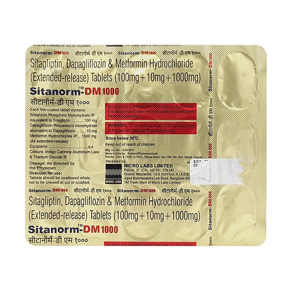 Sitanorm Dm 1000 Tab 1*10